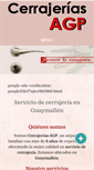 Mobile Screenshot of cerrajeriasagp.com